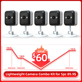 Lightweight Camera Combo Kit for 5pc