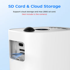 S7-U 2K Wireless Battery Security Camera | Color Night Vision, 2-Way Audio, PIR Motion Detection