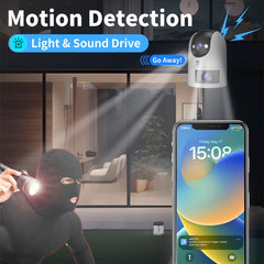 W8-U X Smart PTZ WiFi Security Camera with Auto Tracking & Night Vision