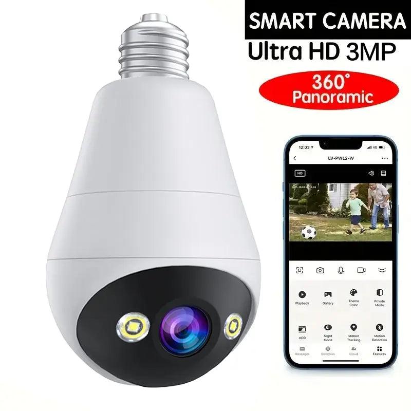 JOOAN Security Wireless Light Bulb Camera  For Home And Business JOOAN