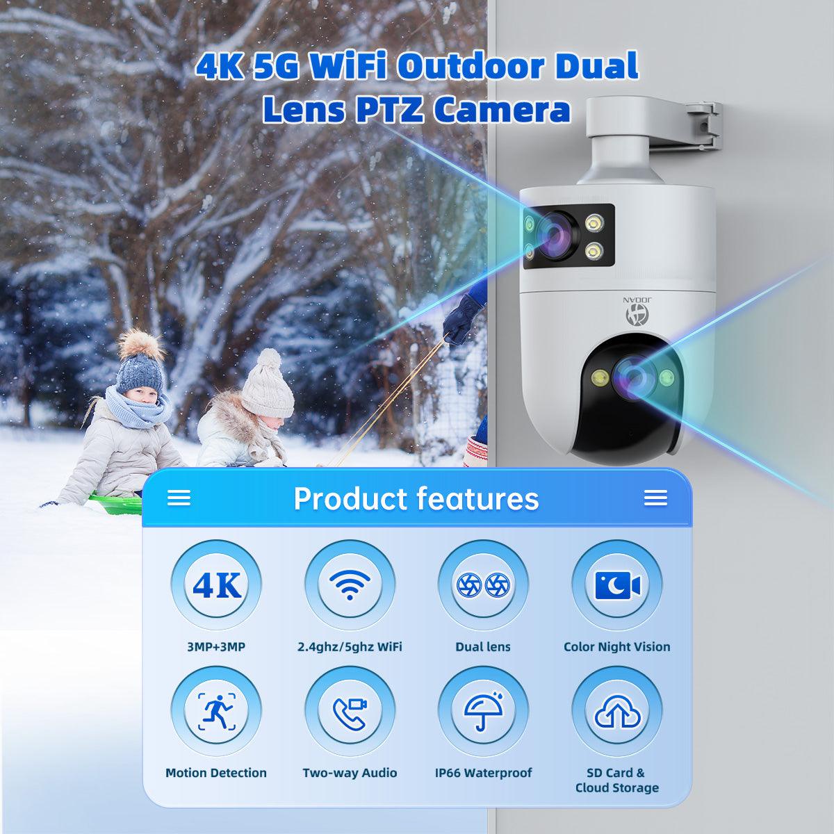 JOOAN Dual Lens Wireless Outdoor Camera JOOAN