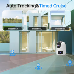 W8-U X Smart PTZ WiFi Security Camera with Auto Tracking & Night Vision