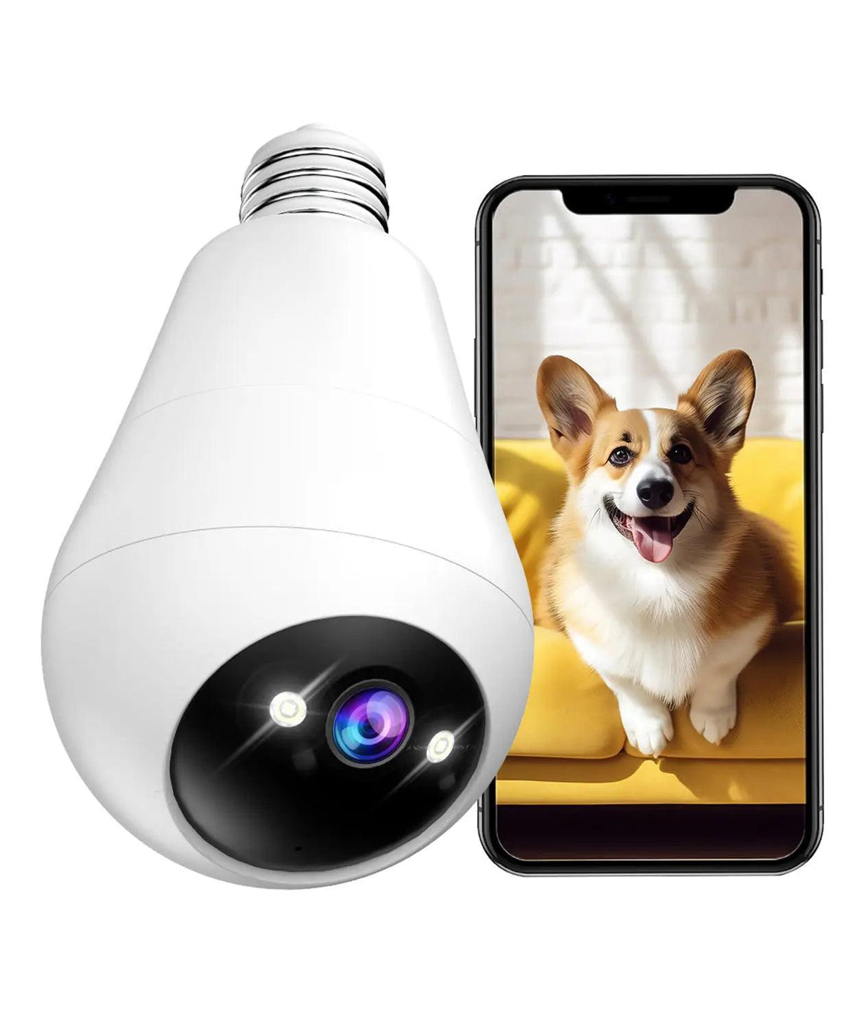 JOOAN Security Wireless Light Bulb Camera  For Home And Business - JOOAN