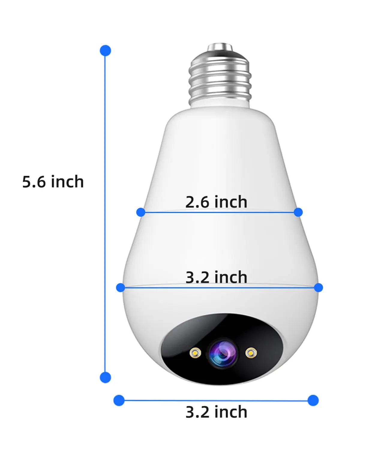 JOOAN Security Wireless Light Bulb Camera  For Home And Business - JOOAN