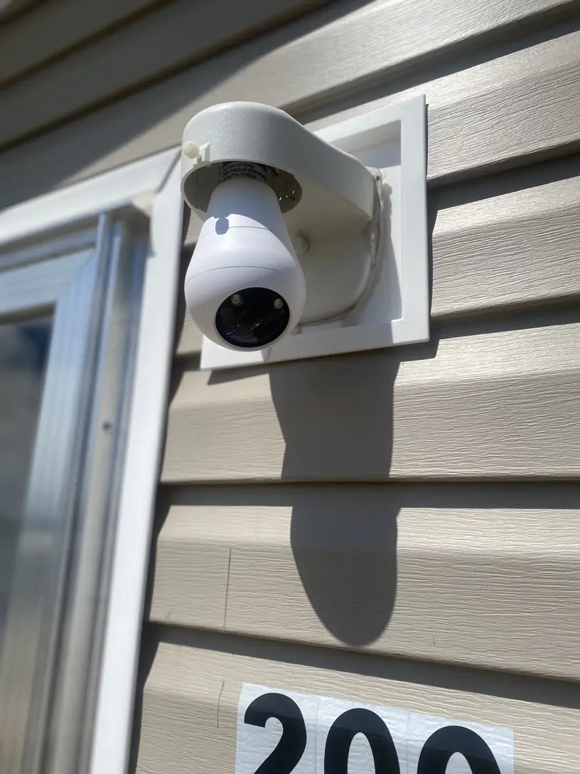 bulb light security camera for home with light
