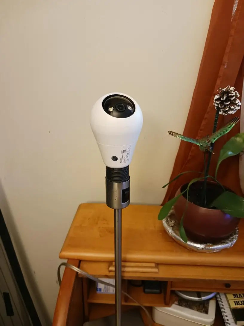 bulb light security camera for home with light